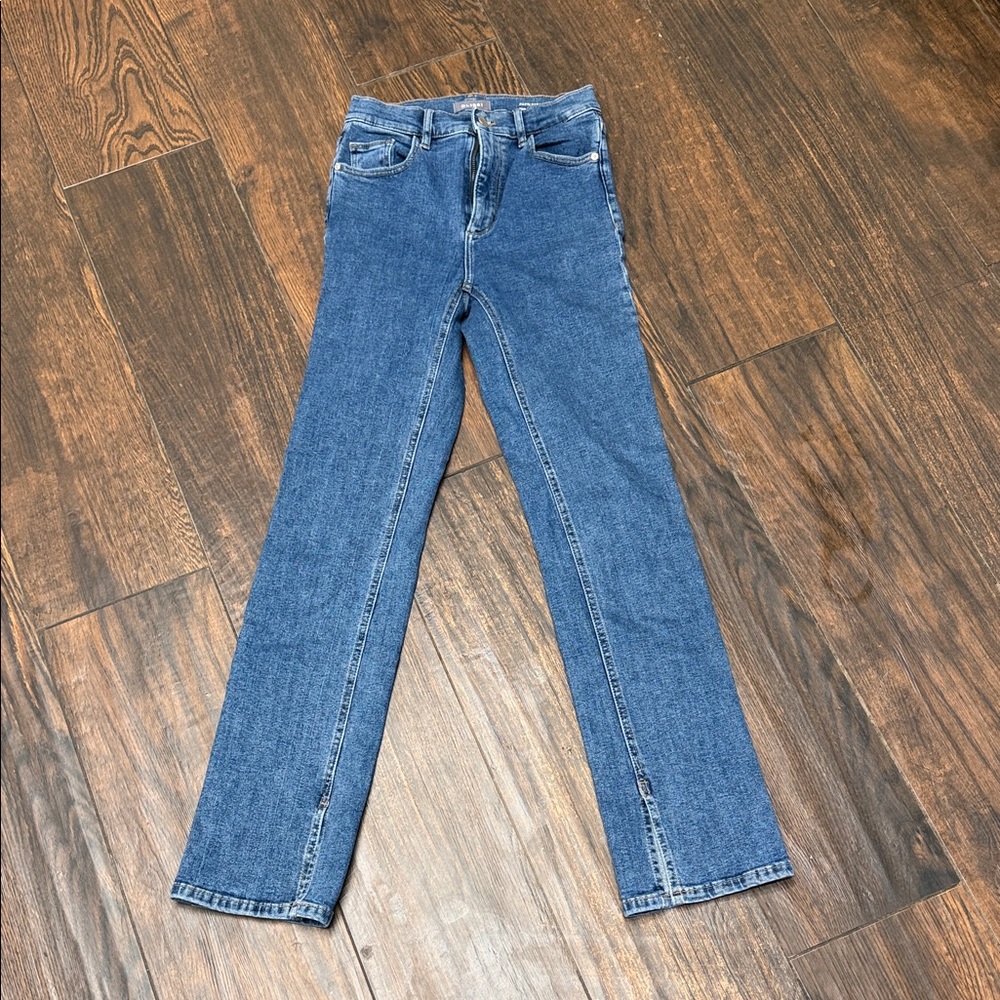 DL1961 Women's Straight Leg Blue Jeans